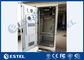 O armário de poder IP55 exterior galvanizou a bateria de aço ODF DCDU do PDU com condicionador de ar